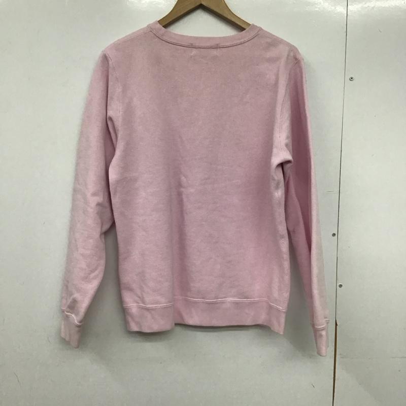 アベイシングエイプ A BATHING APE トレーナー 長袖 スウェット 裏起毛 BABY MILO S キャラクター 桃 / ピンク /  レディース USED 古着 中古 10146407