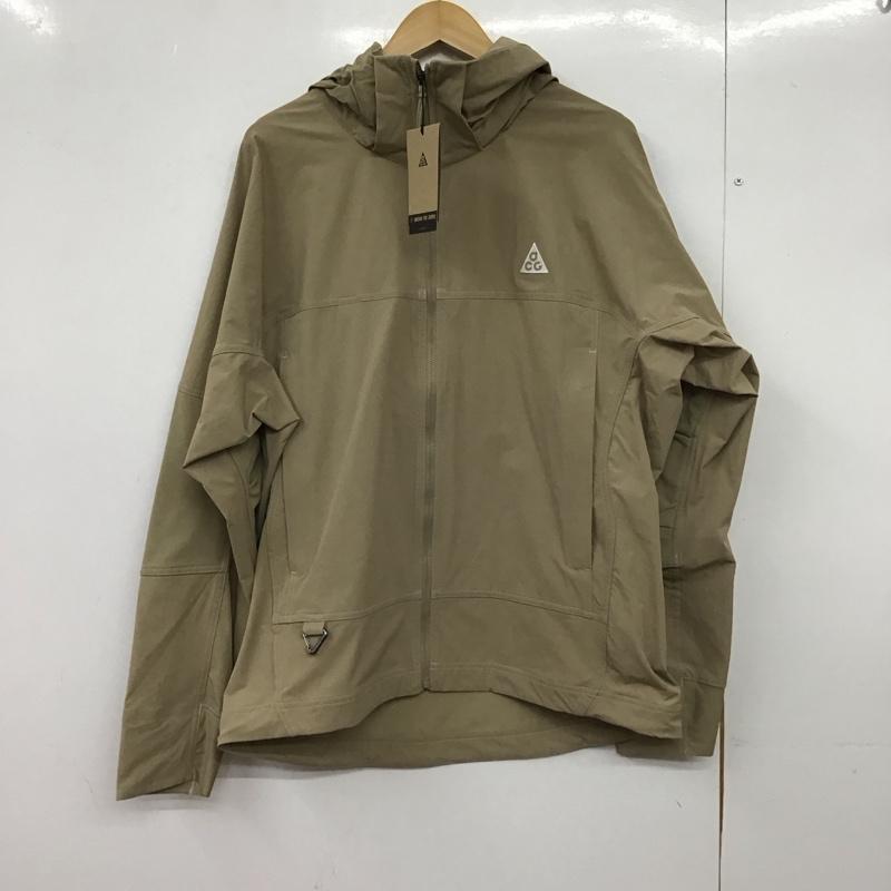 ナイキ エィシージー NIKE ACG ジャケット、上着 ジャンパー、ブルゾン dh3104-247 ACGNRGSUNFARERジャケット XL ロゴ、文字 ベージュ / ベージュ /  メンズ USED 古着 中古 10149744