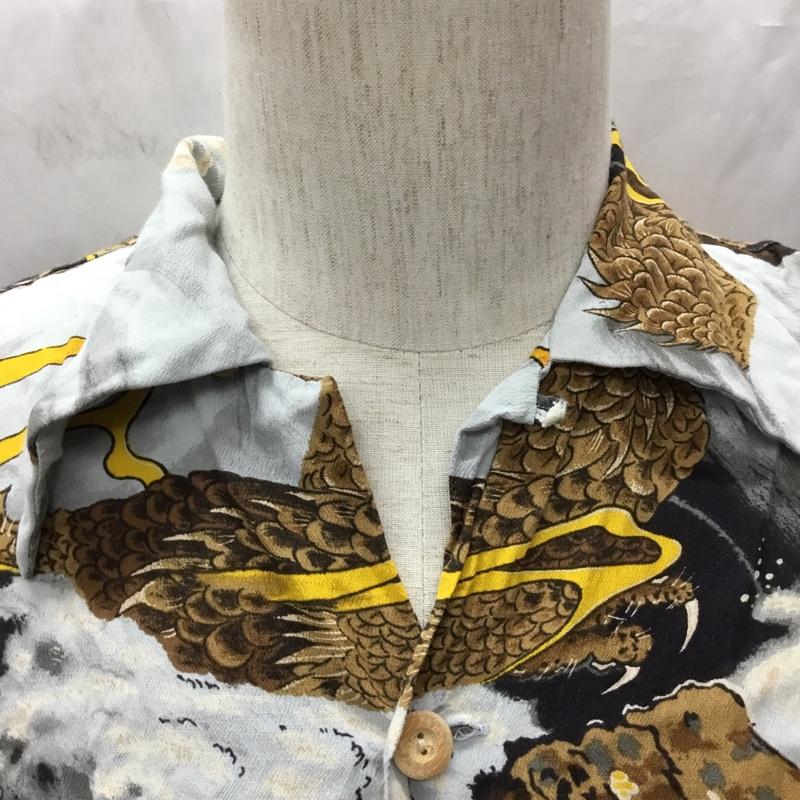 パールダイバー PEARL DIVER シャツ、ブラウス 半袖 半袖シャツ カラーシャツ 半袖カットソー プリントシャツ M プリント マルチカラー / マルチカラー /  メンズ USED 古着 中古 10116665