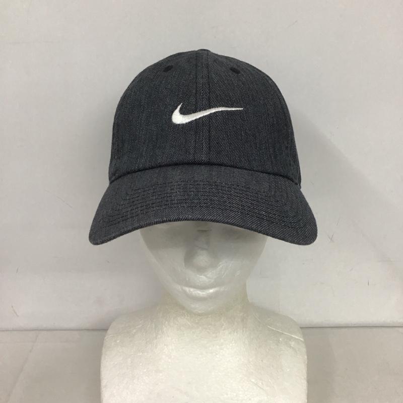 ナイキ NIKE 帽子 キャップ ロゴ、文字 チャコールグレー / チャコールグレー /  メンズ USED 古着 中古 10141149
