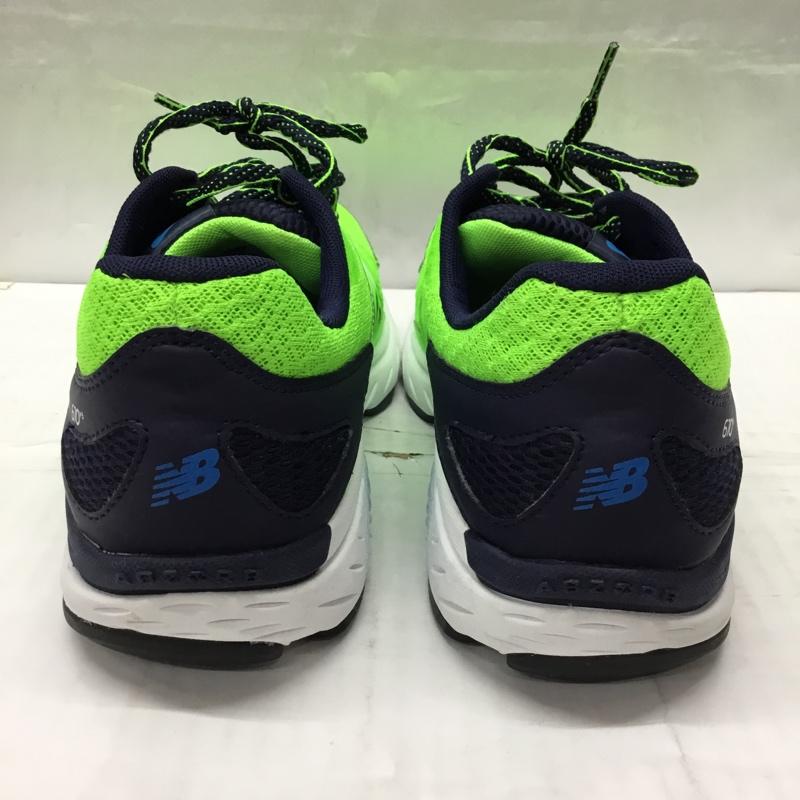 ニューバランス New Balance スニーカー スニーカー M670LB5 28cm ランニング 28.0cm ロゴ、文字 薄緑 / ライトグリーン / X 白 / ホワイト / X 紺 / ネイビー /  メンズ USED 古着 中古 10109203