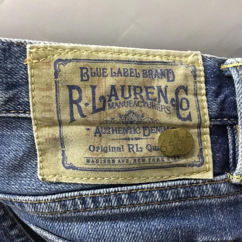 ラルフローレン RALPHLAUREN パンツ デニム、ジーンズ 無地 インディゴ / インディゴ /  レディース USED 古着 中古 10110830