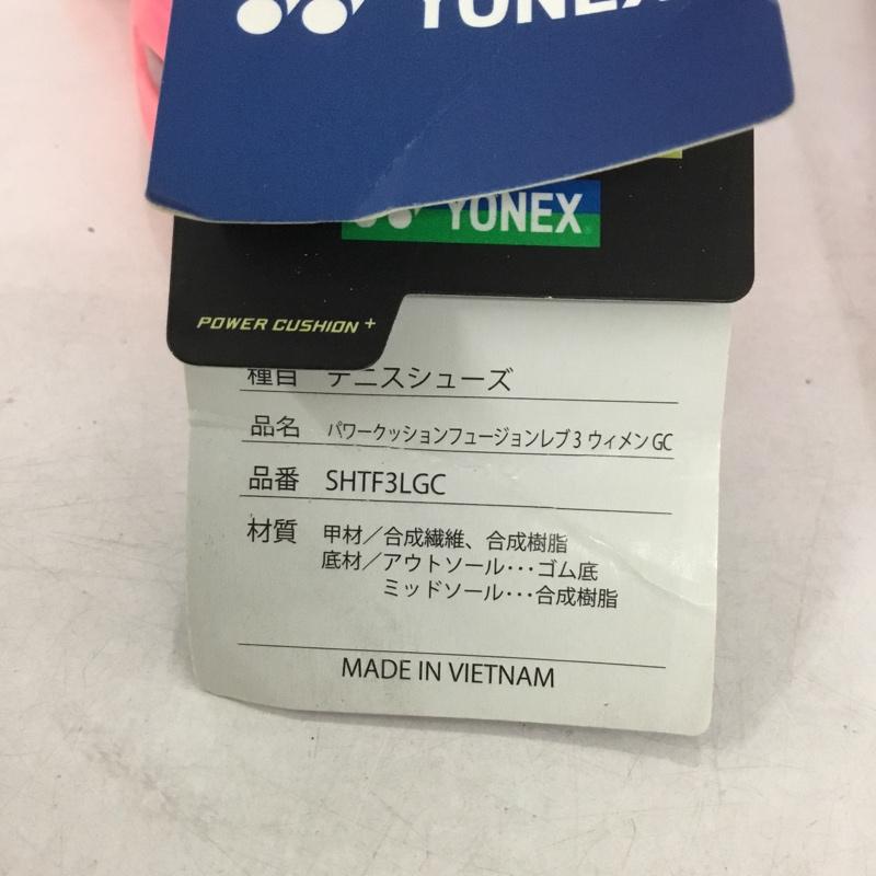ヨネックス YONEX スニーカー スニーカー SHTF3LGC テニスシューズ パワークッション 23.5cm 23.5cm ロゴ、文字 紫 / パープル /  レディース USED 古着 中古 10142497