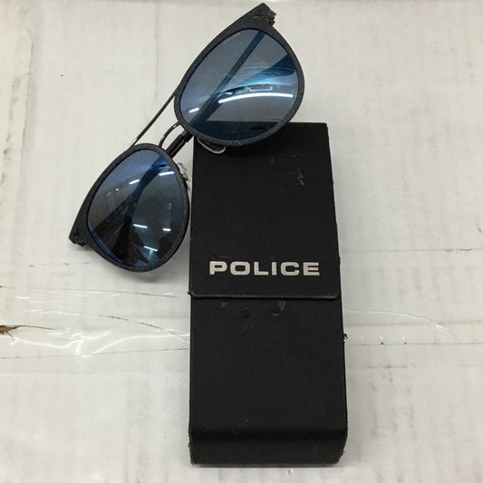 ポリス POLICE めがね・サングラス サングラス SPL153I IMPACT2 ケース付き ロゴ、文字 青 / ブルー / X ダークグレー / ダークグレー /  メンズ USED 古着 中古 10106497