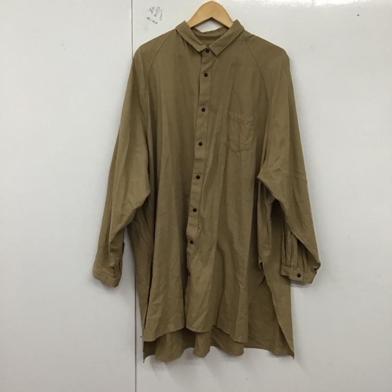 ジエダ Jieda シャツ、ブラウス 長袖 jie-17w-sh05 長袖シャツ 無地シャツ カラーシャツ 2 無地 ベージュ / ベージュ /  メンズ USED 古着 中古 10128776