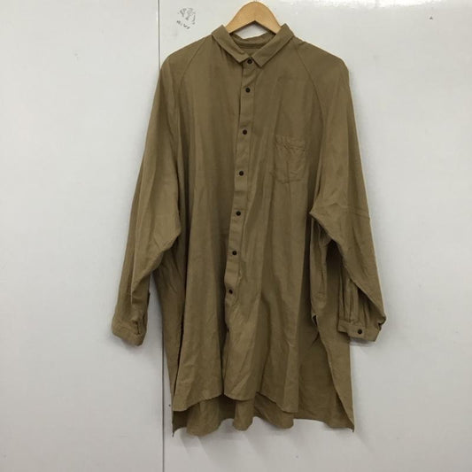 ジエダ Jieda シャツ、ブラウス 長袖 jie-17w-sh05 長袖シャツ 無地シャツ カラーシャツ 2 無地 ベージュ / ベージュ /  メンズ USED 古着 中古 10128776