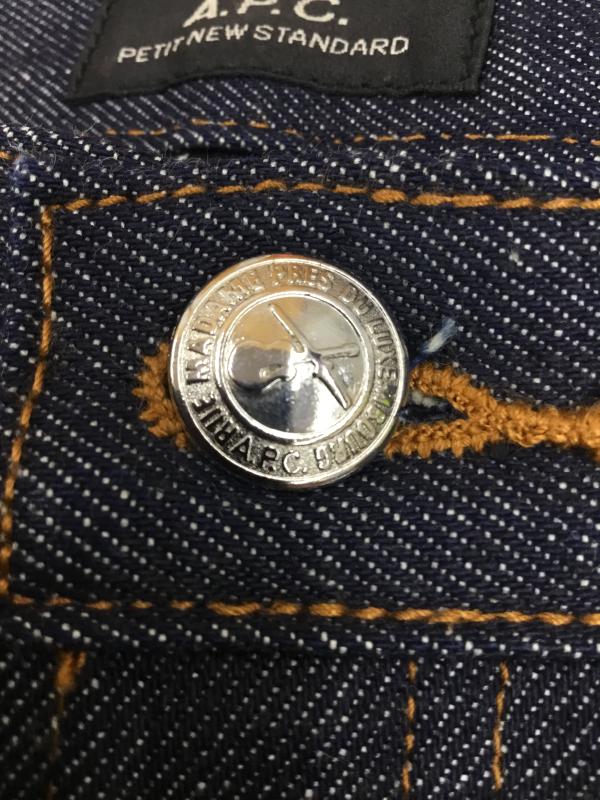 アーペーセー A.P.C. パンツ デニム、ジーンズ 30インチ 無地 紺 / ネイビー /  メンズ USED 古着 中古 10119973