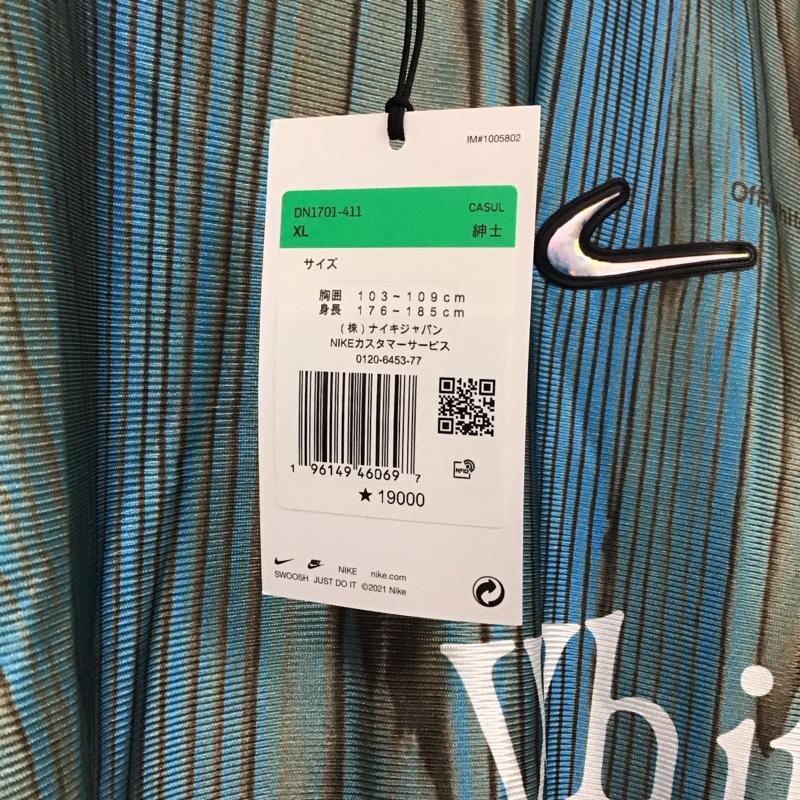 ナイキ NIKE カットソー 長袖 dn1701-411 OFF-WHITEJERSEY 長袖カットソー コラボ XL プリント マルチカラー / マルチカラー /  メンズ USED 古着 中古 10144268