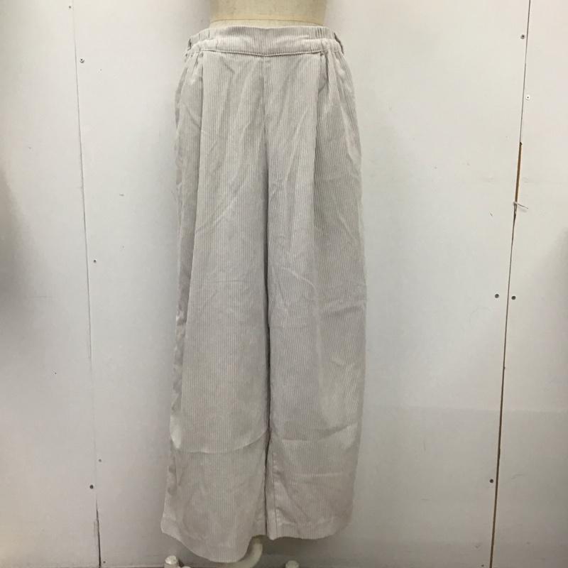 ニコアンド niko and... ボトムス ボトムス S205SL09SM コーデュロイ イージーパンツ L 無地 灰 / グレー /  レディース USED 古着 中古 10124983