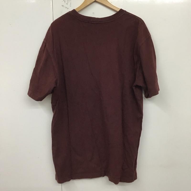 カーハート Carhartt Tシャツ 半袖 M 無地 えんじ / ワインレッド /  メンズ USED 古着 中古 10128555