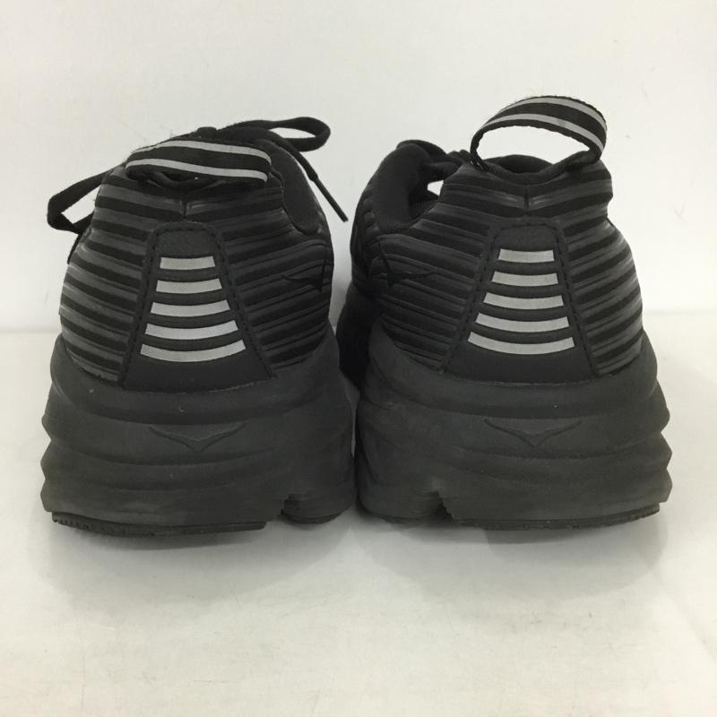 ホカ HOKA スニーカー スニーカー 1019271 BONDI 6 WIDE 27.5cm 27.5cm ロゴ、文字 黒 / ブラック /  メンズ USED 古着 中古 10134813