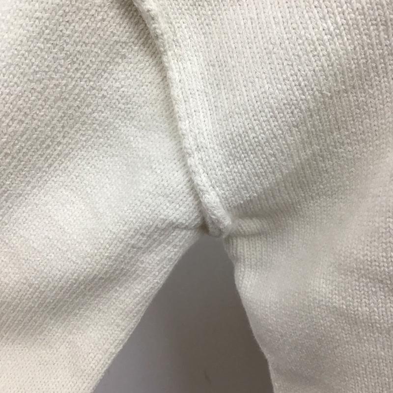 スライ SLY ニット、セーター 長袖 030EAA70-5530 ROLL UP SHORT TOPS ショート丈 タグ付き FREE 無地 白 / ホワイト /  レディース USED 古着 中古 10121106