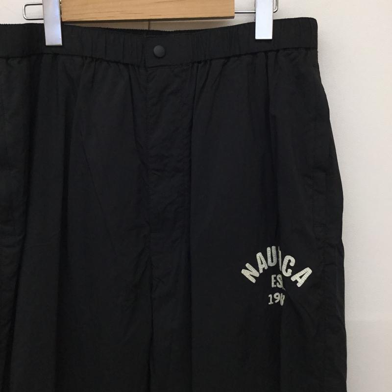 ノーティカ NAUTICA パンツ ワークパンツ、ペインターパンツ 241-1445 トラックパンツ L ロゴ、文字 黒 / ブラック /  メンズ USED 古着 中古 10143878
