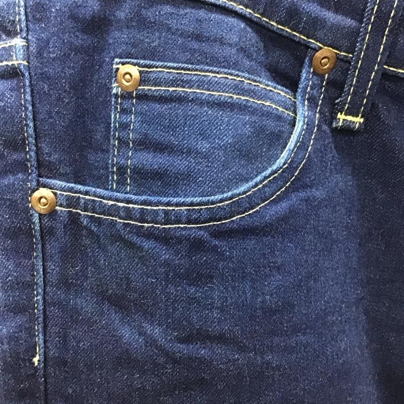 リーライダース LEERIDERS パンツ デニム、ジーンズ デニムパンツ スリムパンツ ストレッチパンツ ジーンズ 30インチ 無地 インディゴ / インディゴ /  メンズ USED 古着 中古 10117420