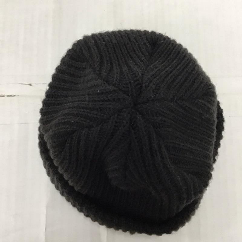 ラディアル RADIALL 帽子 ニット帽 RAD-23AW-HAT009 ワッチキャップ ロゴ、文字 黒 / ブラック /  メンズ USED 古着 中古 10122587