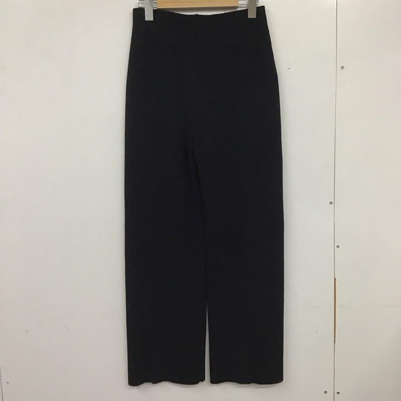 ミラオーウェン Mila Owen ボトムス ボトムス 09WNP211452 接触冷感センターコバスリットニットパンツ ニットパンツ 1 無地 黒 / ブラック /  レディース USED 古着 中古 10133703
