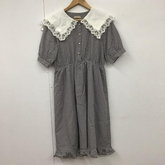 アクシーズファム axes femme ワンピース ひざ丈スカート M チェック マルチカラー / マルチカラー /  レディース USED 古着 中古 10131895