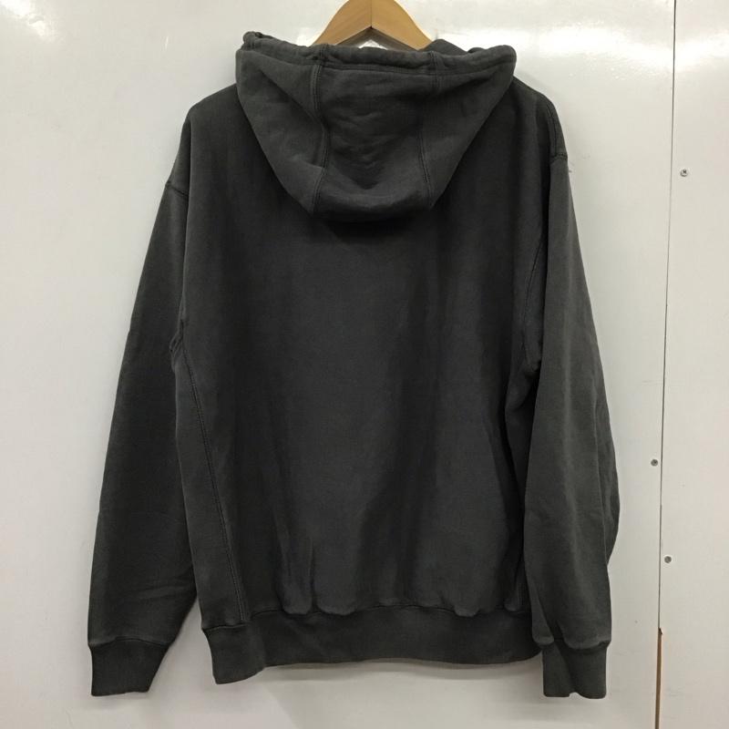 ハフ HUF パーカー 長袖 長袖パーカー プルオーバーパーカー スウェット M ロゴ、文字 灰 / グレー /  メンズ USED 古着 中古 10137190