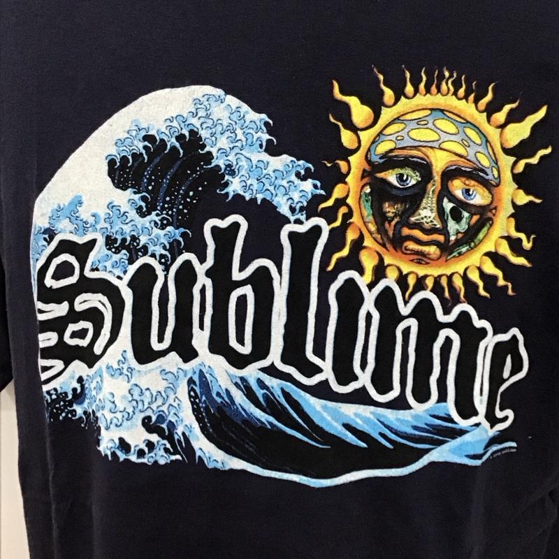 古着 USED Tシャツ 半袖 プリントTシャツ クルーネックカットソー バンドT 2006年 sublime コピーライト L プリント 紺 / ネイビー /  メンズ USED 古着 中古 10119238