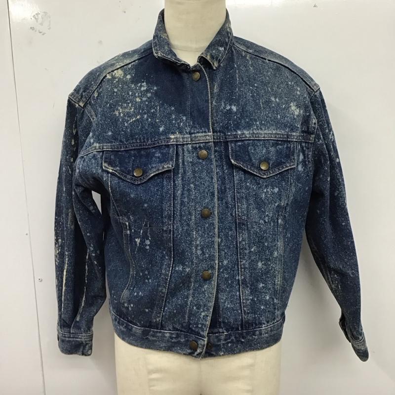 カルバン・クライン Calvin Klein ジャケット、上着 ジャケット、ブレザー デニムジャケット Gジャン S 無地 青 / ブルー /  メンズ USED 古着 中古 10123509
