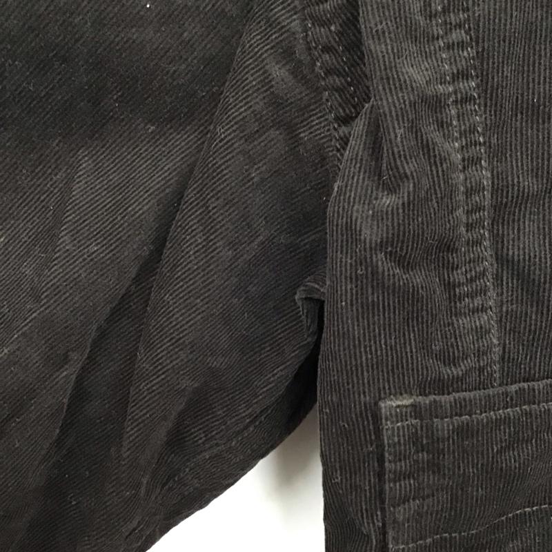 ダブルクローゼット w closet シャツ、ブラウス 長袖 293683 後ろレースアップコーデュロイGジャン 無地 ダークブラウン / ダークブラウン /  レディース USED 古着 中古 10129165
