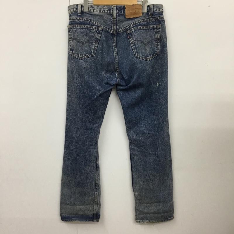 リーバイストラウスアンドコー Levi Strauss & co. パンツ デニム、ジーンズ デニムパンツ ストレートパンツ ワイドパンツ カジュアルパンツ 80s usa製 501 36 無地 インディゴ / インディゴ /  メンズ USED 古着 中古 10109375