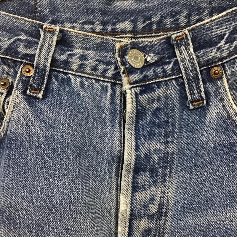 リーバイストラウスアンドコー Levi Strauss & co. パンツ デニム、ジーンズ デニムパンツ スリムパンツ カジュアルパンツ 80s 501 usa製 赤耳 無地 インディゴ / インディゴ /  メンズ USED 古着 中古 10141519
