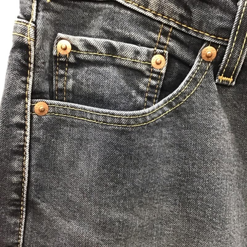 リーバイストラウスアンドコー Levi Strauss & co. パンツ デニム、ジーンズ デニムパンツ スリムパンツ ストレッチパンツ ジーンズ 28インチ 無地 黒 / ブラック /  メンズ USED 古着 中古 10117445