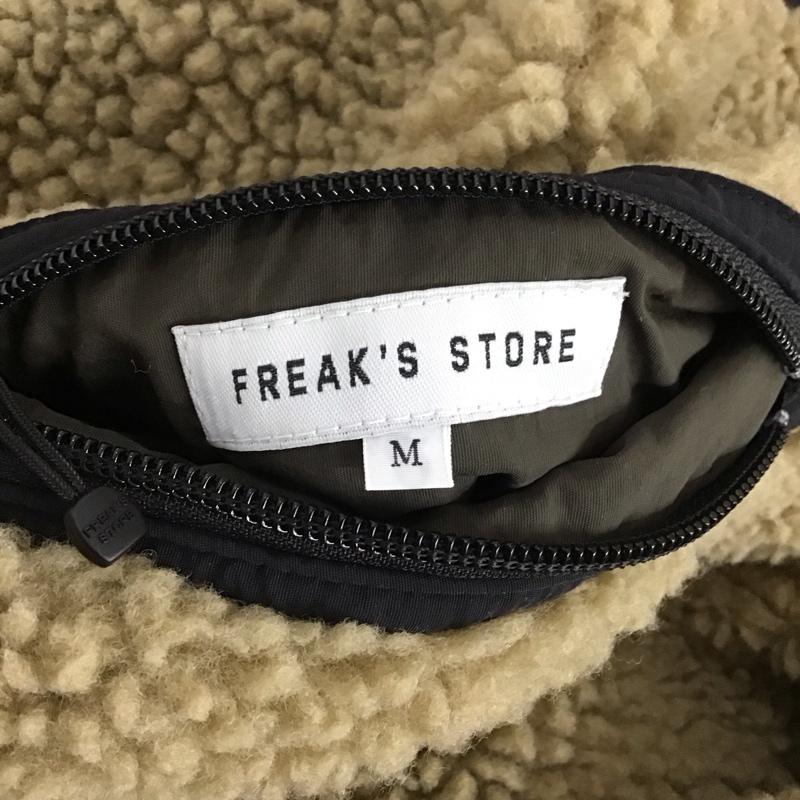 フリークスストア FREAK S STORE ジャケット、上着 ジャンパー、ブルゾン ジップアップジャケット ジャンパー フリース リバーシブル アウター M 無地 ベージュ / ベージュ /  メンズ USED 古着 中古 10115355