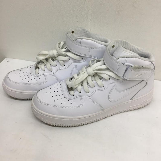 ナイキ NIKE スニーカー スニーカー AIR FORCE 1 MID 07 エアフォース 1 ミッド 07 CW2289-111 26.5cm ロゴ、文字 白 / ホワイト /  メンズ USED 古着 中古 10108150