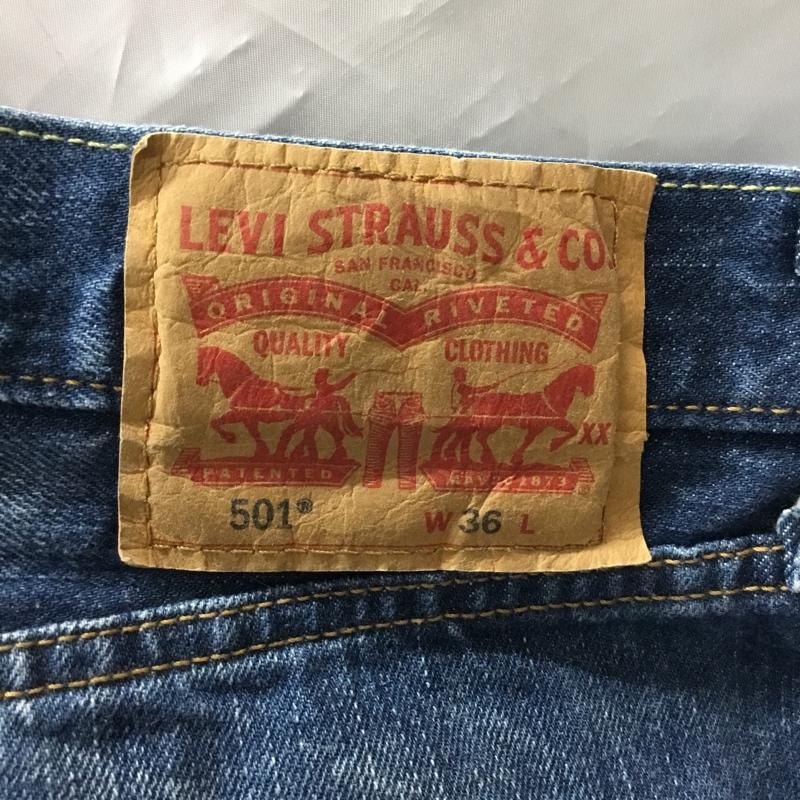 リーバイストラウスアンドコー Levi Strauss & co. パンツ ショートパンツ ハーフパンツ ショートパンツ カジュアルパンツ デニムパンツ 36 無地 インディゴ / インディゴ /  メンズ USED 古着 中古 10108781