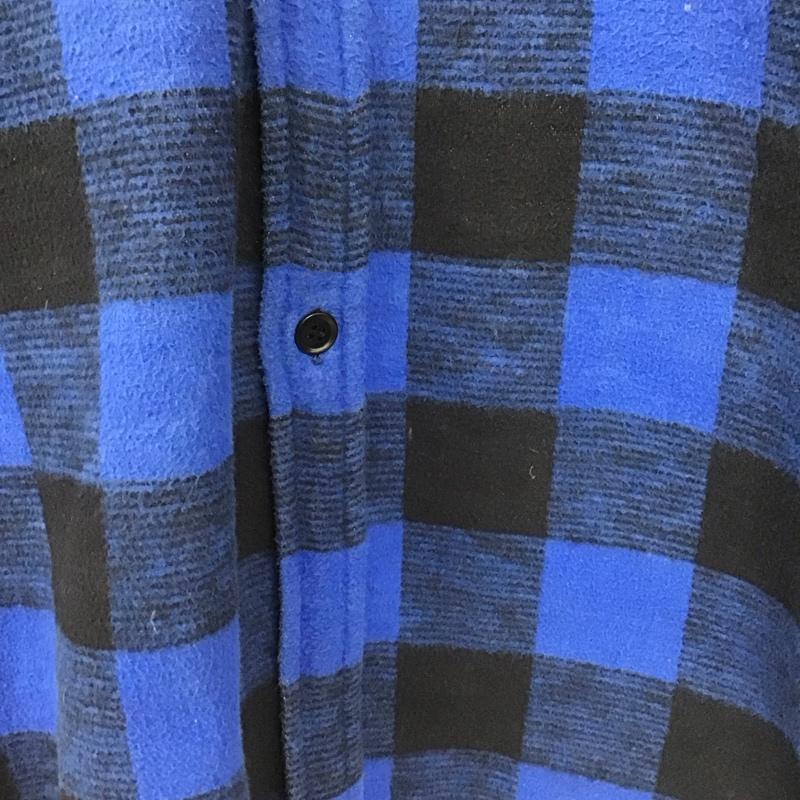 古着 USED シャツ、ブラウス 長袖 長袖シャツ チェックシャツ カラーシャツ M チェック 青 / ブルー /  メンズ USED 古着 中古 10147596