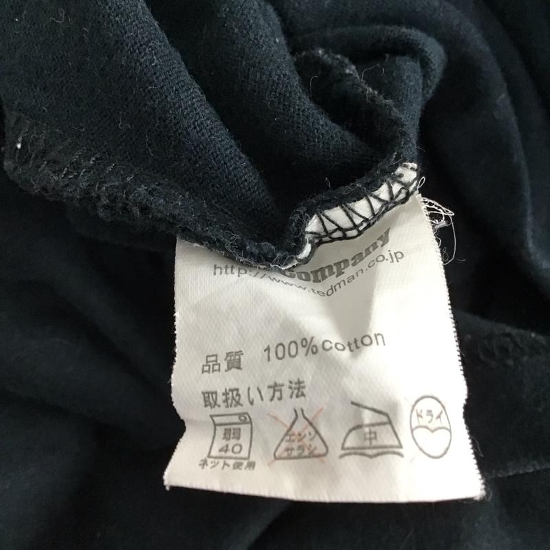 カミナリ KAMINARI Tシャツ 半袖 半袖カットソー プリントTシャツ クルーネックカットソー ted company ロゴ、文字 ダークグレー / ダークグレー /  メンズ USED 古着 中古 10150287