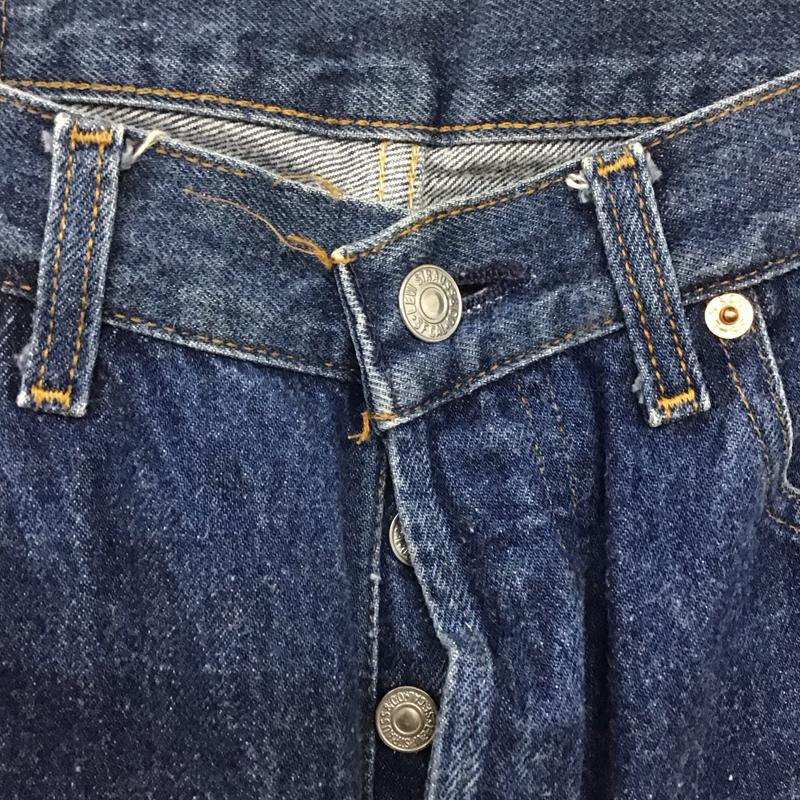 リーバイストラウスアンドコー Levi Strauss & co. パンツ デニム、ジーンズ デニムパンツ ワイドパンツ カジュアルパンツ 30インチ 無地 インディゴ / インディゴ /  メンズ USED 古着 中古 10143868