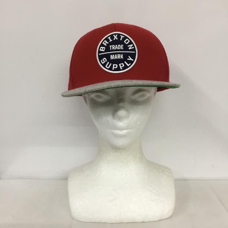ブリクストン BRIXTON 帽子 キャップ DE2892983953 スナップバック ロゴ、文字 赤 / レッド /  メンズ USED 古着 中古 10131802