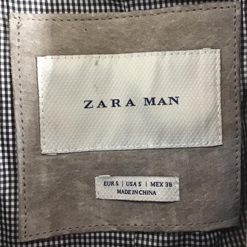 ザラメン ZARA MAN ジャケット、上着 ジャケット、ブレザー ジップアップジャケット ジャンパー ジャケット カジュアルジャケット アウター S 無地 灰 / グレー /  メンズ USED 古着 中古 10108048