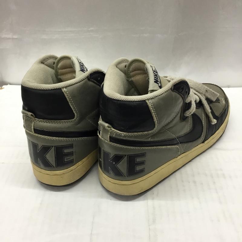 ナイキ NIKE スニーカー スニーカー 307147 041 TERMINATOR HIGH 2003年 復刻 27cm 27.0cm ロゴ、文字 灰 / グレー / X 紺 / ネイビー /  メンズ USED 古着 中古 10109382