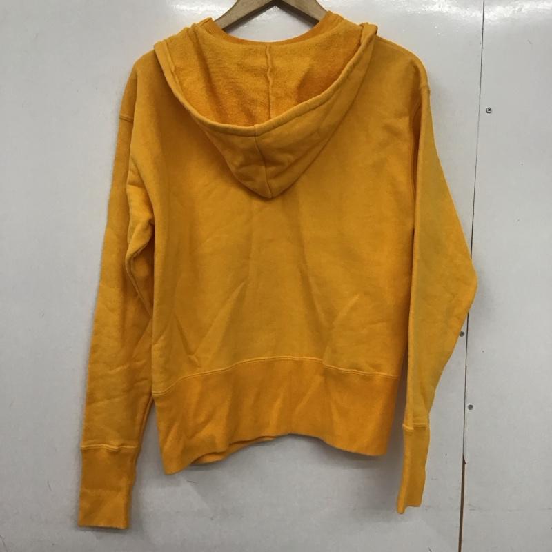 チャンピオン Campion パーカー 長袖 長袖パーカー プルオーバーパーカー スウェット L 無地 黄 / イエロー /  メンズ USED 古着 中古 10147868