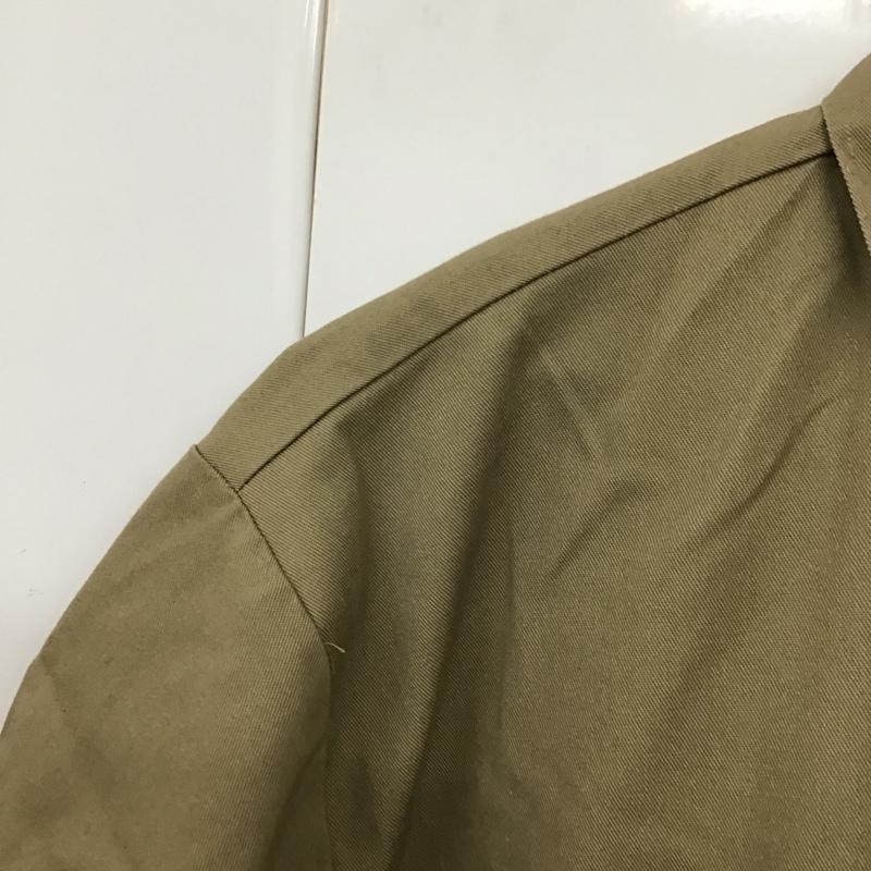 ベンデイビス BEN DAVIS シャツ、ブラウス 半袖 半袖シャツ 無地シャツ ポケットシャツ プルオーバーシャツ XXL ロゴ、文字 ベージュ / ベージュ /  メンズ USED 古着 中古 10130110