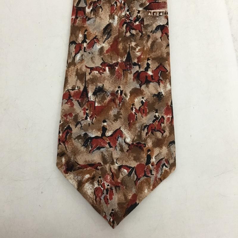イヴサンローラン Yves Saint Laurent ネクタイ ネクタイ 乗馬柄 総柄 マルチカラー / マルチカラー /  メンズ USED 古着 中古 10150230
