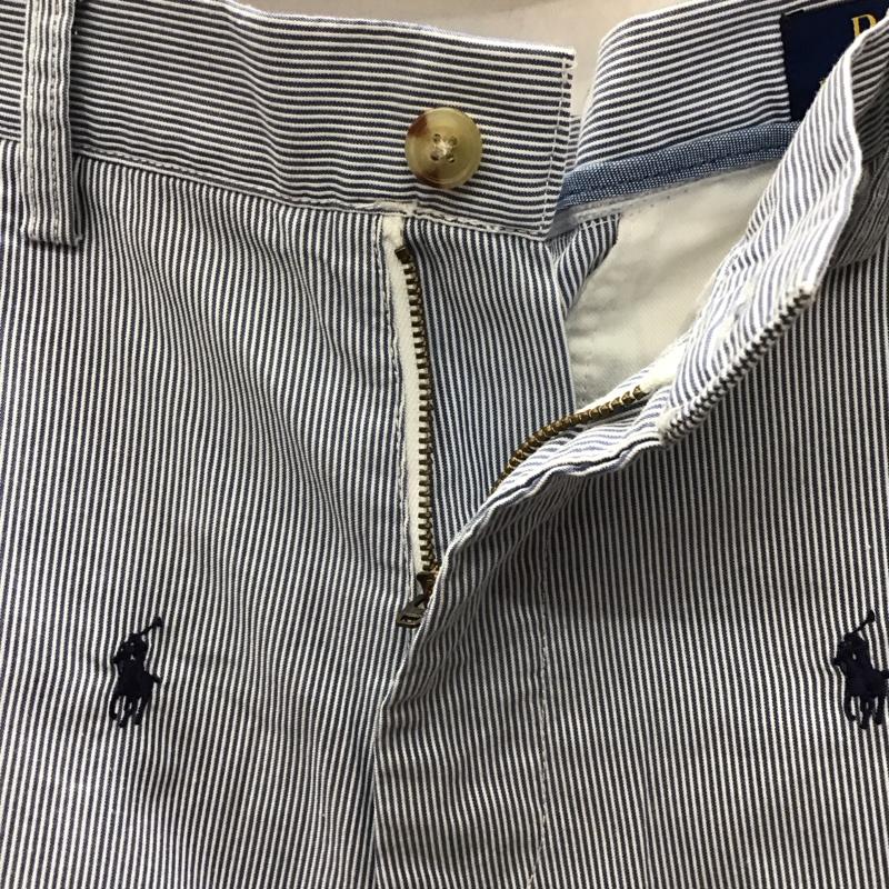 ラルフローレン RALPHLAUREN パンツ ショートパンツ ショートパンツ ハーフパンツ カジュアルパンツ 32インチ ストライプ 青 / ブルー /  メンズ USED 古着 中古 10117515