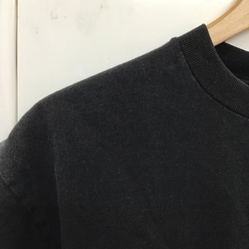 ベイプ BAPE Tシャツ 半袖 半袖カットソー プリントTシャツ クルーネックカットソー L ロゴ、文字 黒 / ブラック /  メンズ USED 古着 中古 10132610