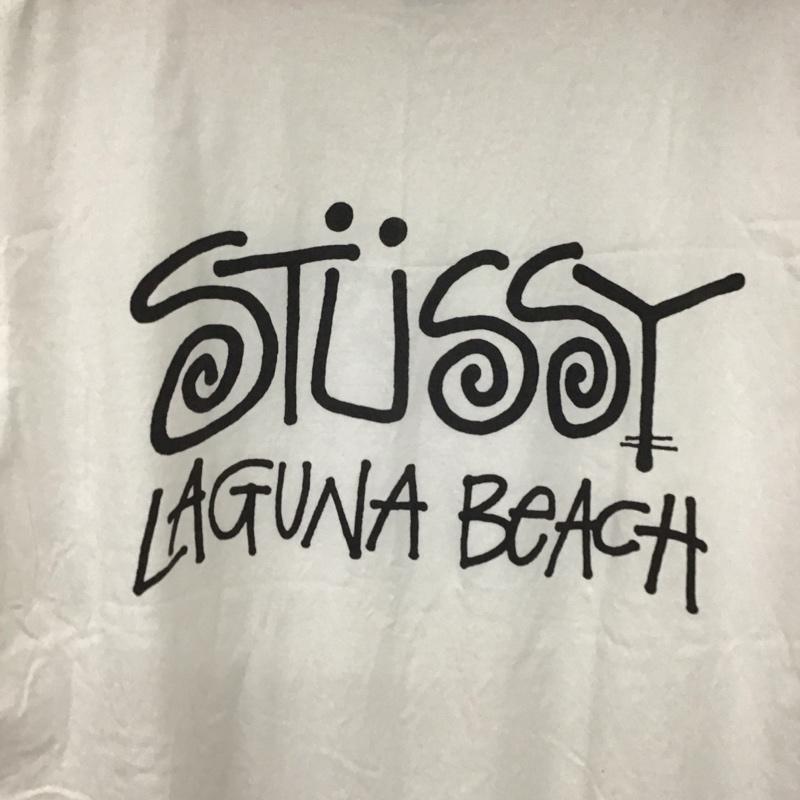 ステューシー STUSSY Tシャツ 半袖 XL ロゴ、文字 白 / ホワイト /  メンズ USED 古着 中古 10133220