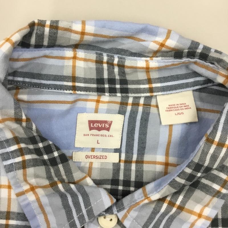リーバイス Levi s シャツ、ブラウス 長袖 ワークシャツ オーバーサイズ L チェック マルチカラー / マルチカラー /  メンズ USED 古着 中古 10119837