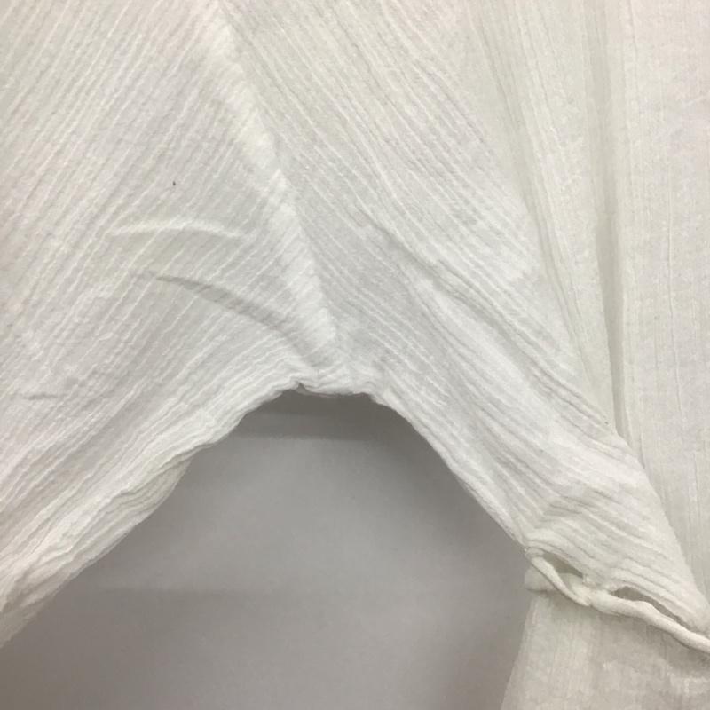 ローリーズファーム LOWRYS FARM シャツ、ブラウス 長袖 lf621112ad ヨウリュウドロストチュニック ブラウス FREE 無地 白 / ホワイト /  レディース USED 古着 中古 10142694