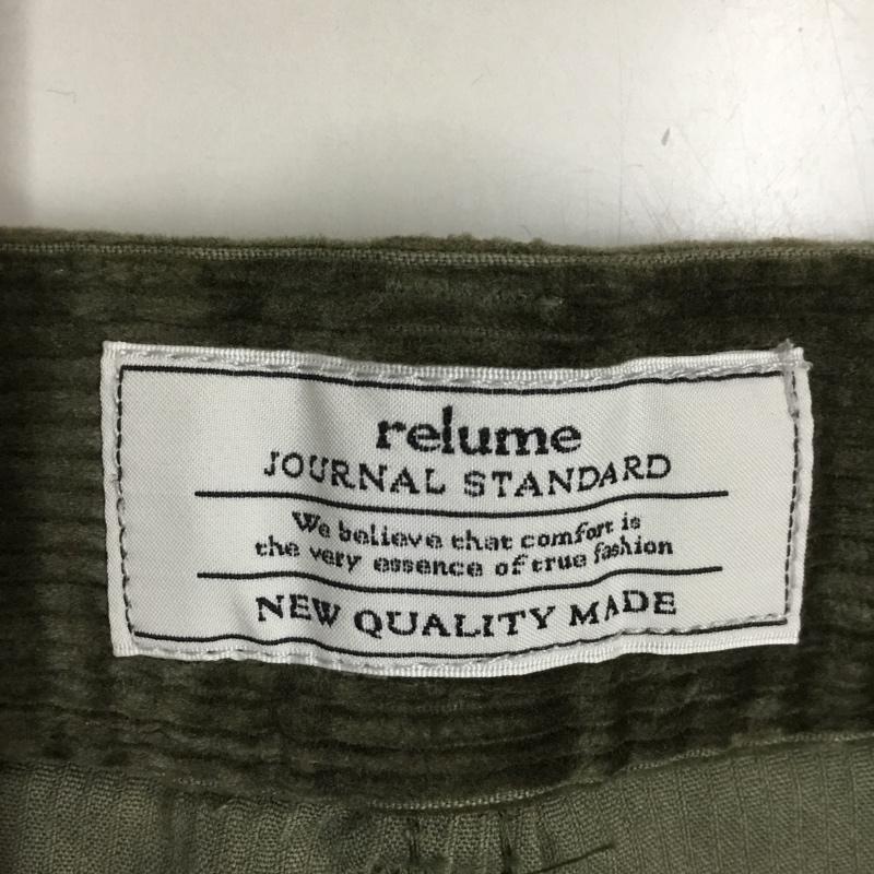 レリュームジャーナルスタンダード relume Journal Standard パンツ ショートパンツ コーデュロイ ハーフパンツ L 無地 カーキ / カーキ /  メンズ USED 古着 中古 10117197