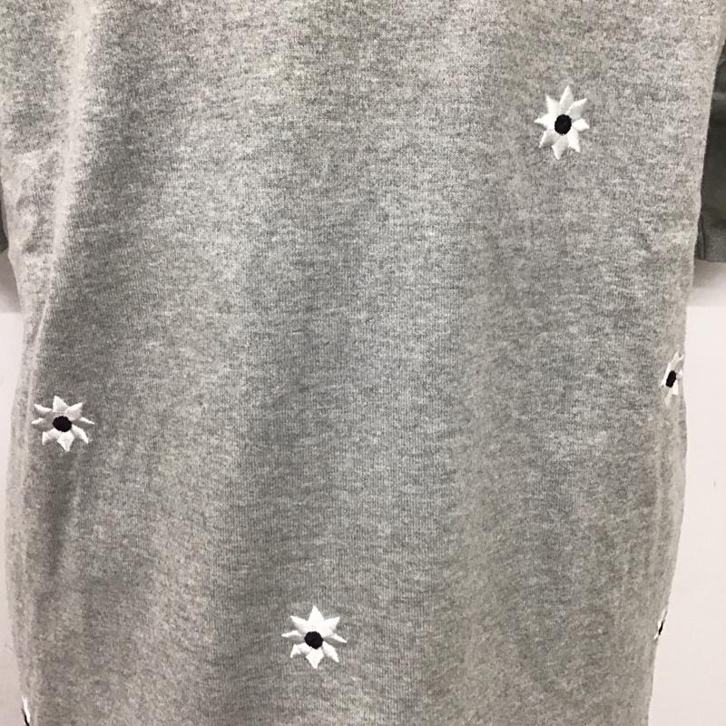 古着 USED Tシャツ 半袖 半袖カットソー プリントTシャツ クルーネックカットソー NICKGEAR L ロゴ、文字 灰 / グレー /  メンズ USED 古着 中古 10124697