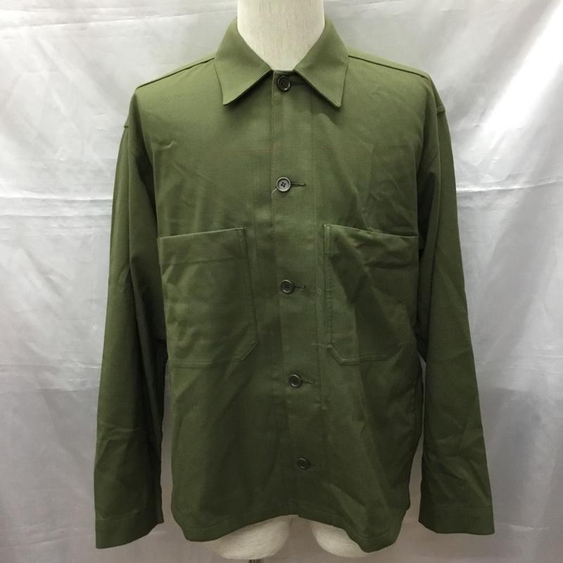 ジャーナルスタンダード JOURNAL STANDARD シャツ、ブラウス 長袖 長袖シャツ カラーシャツ ポケットシャツ 長袖カットソー チェックシャツ L チェック 緑 / グリーン /  メンズ USED 古着 中古 10115208