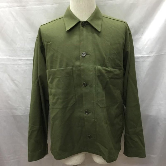 ジャーナルスタンダード JOURNAL STANDARD シャツ、ブラウス 長袖 長袖シャツ カラーシャツ ポケットシャツ 長袖カットソー チェックシャツ L チェック 緑 / グリーン /  メンズ USED 古着 中古 10115208