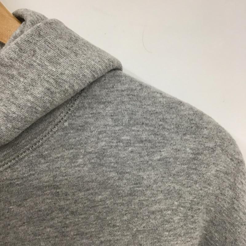 ニコアンド niko and... パーカー 長袖 長袖パーカー プルオーバーパーカー スウェット M ロゴ、文字 灰 / グレー /  レディース USED 古着 中古 10145078